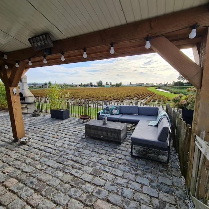 Wellness Chalet Met Jacuzzi, Sauna, Omheinde Tuin, Sint Annaland Dış mekan fotoğraf